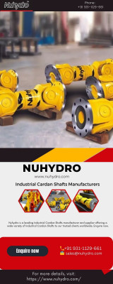 Industrial Cardan Shafts Manufacturers: 