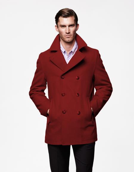 Mens Peacoat Available November 15 + Burgundy