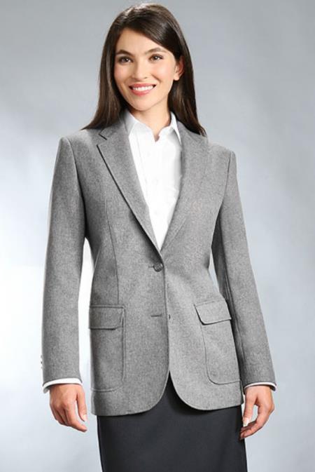 Matching Mens and Women Mens Blazer - Gray Sport Coat