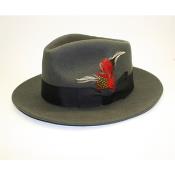  Mens Dress Hat Dark Grey Masculine