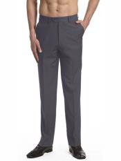   Mens Dress Pants Trousers Flat