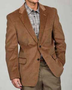   Tan khaki Color Two Button