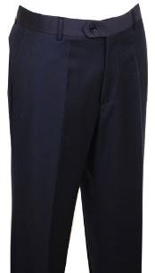  Dress Pants Navy without pleat flat