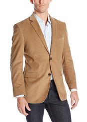  Side-Flap Pocket Cotton Corduroy Sport Coat