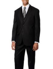   Caravelli Mens Notch Lapel Single