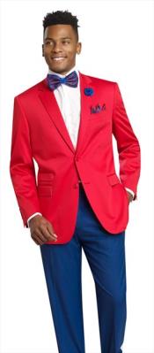   Mens 2 Button Red 2