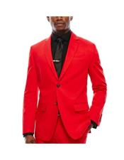  Alberto Nardoni mens Red Velvet Suit