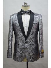   Black and Silver Suit 