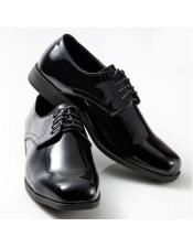  mens Lace Up Classic Black Shoe