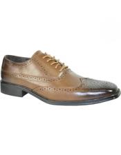  mens Leather Lining Brown Lace Up