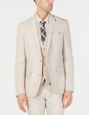  Mens Slim-Fit Mens 2 Piece Linen