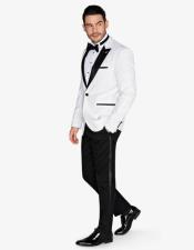  Mens White Prom - Wedding -