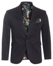  Mens Cotton Stretch Slim Fit Blazer