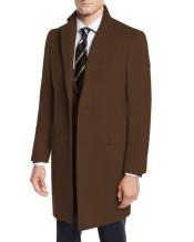  Mens Brown One Chest Pocket Four