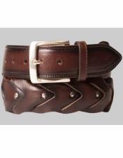  AO10477 By Mezlan Belt In Brown