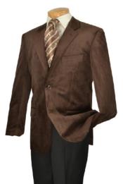  Mens High Fashion Brown Fine Slim