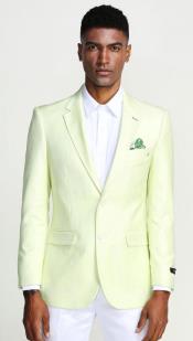  Mint Green Blazer - Light Green