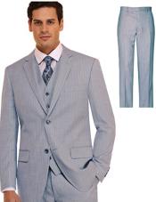  Mens Suit 3 Piece Plaid and