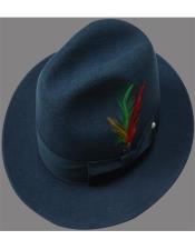  Mens Dress Hats Teal - Wool