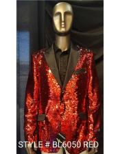  Mens Big and Tall Sequin Blazer