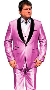  Mens One Button Shawl Lapel Suit