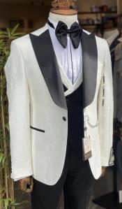  Ivory Dinner Jacket - Cream Blazer