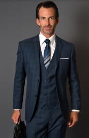  Plaid Suit - 3 Piece Vested