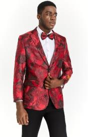  Mens Red Blazer - Paisley Sport