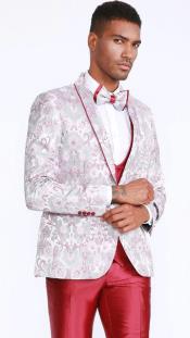  Mans Pink and Raspberry Tuxedo With