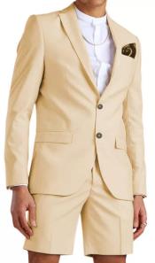  Mens Short Pants Suit Set Mens