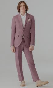  Old Rose Gold Suit - Wedding