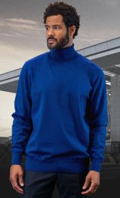  Mens Sweater Royal - Wool and