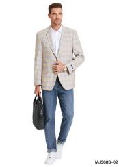  #JA61767 Wool Sport Coat - Plaid