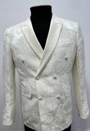  Mens Blazer - White