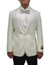  Ivory Dinner Jacket - Ivory Blazer