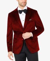  Red Velvet Blazer - Paisley Sport