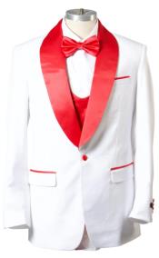  1 Button Shawl Lapel Tuxedo with