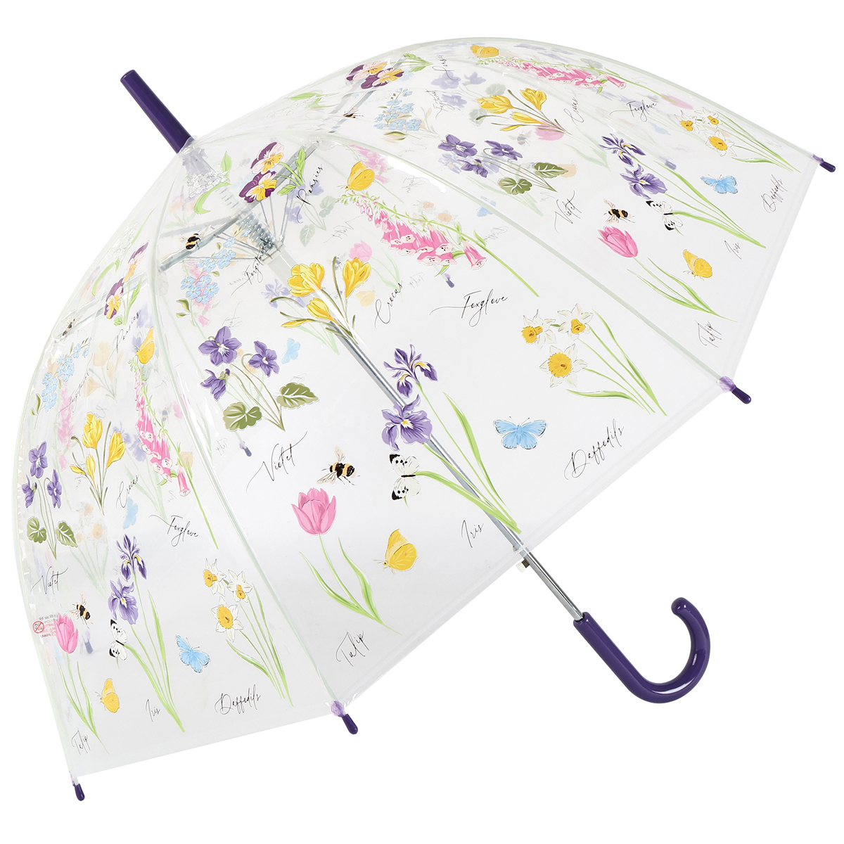 Floral and Fauna Dome Umbrella (18057R)