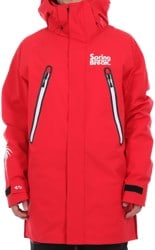 Thirtytwo Spring Break Powder Pintail Parka Jacket - red/black