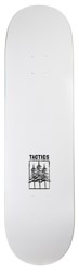 Tactics Trees Skateboard Deck - white