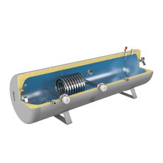 ULTRASTEEL 300L INDIRECT HORIZONTAL HOT WATER CYLINDER