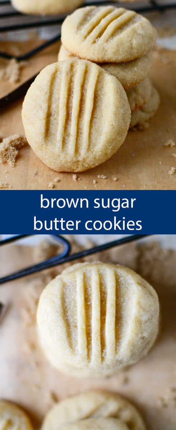 Brown Sugar Butter Cookies {Easy Simple Sugar Cookie Recipe}