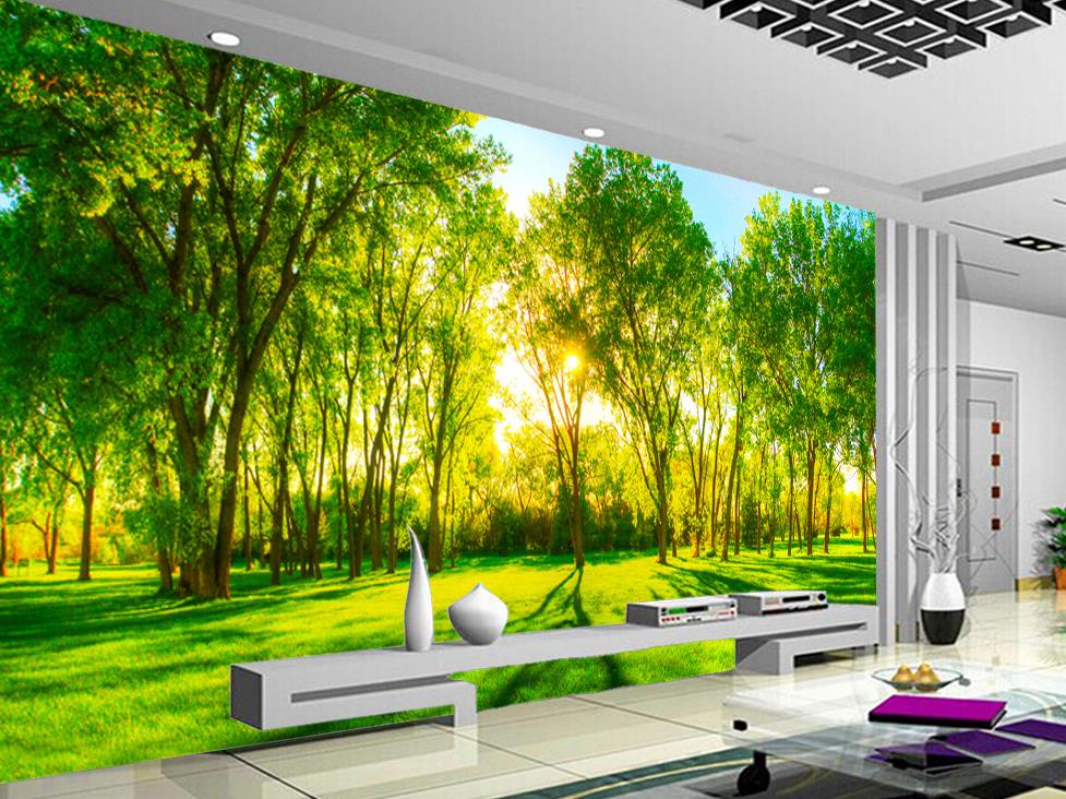 3d Wallpaper Design For Office Trees - 977x732 Wallpaper - teahub.io