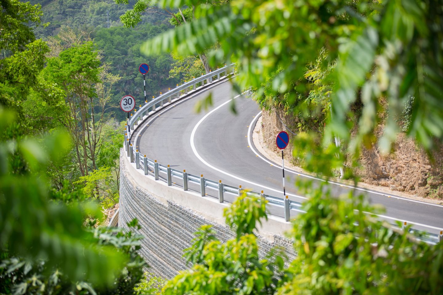 Winding Road On A Hill