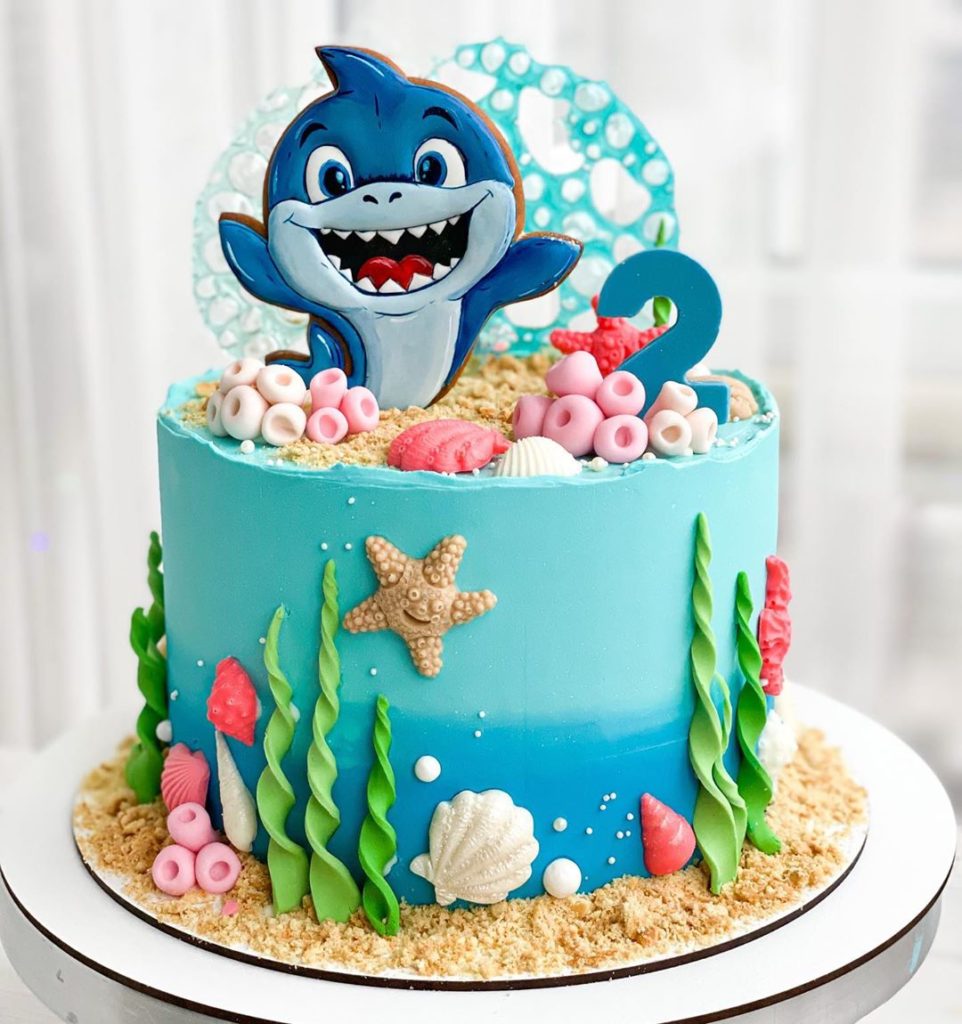 Baby Shark Girl Cake