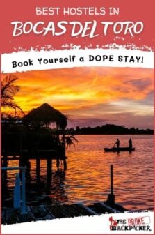 Best Hostels in Bocas Del Toro Pinterest Image