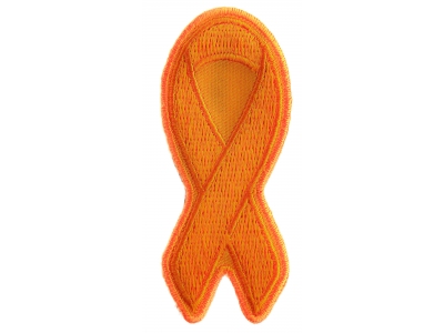 Orange Leukemia Awareness Ribbon Patch