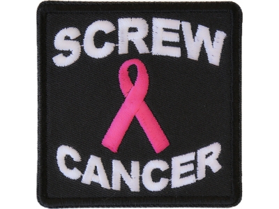 Screw Cancer Patch | Embroidered Patches