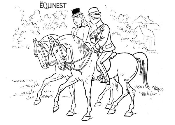 Equestrian Coloring Sheets | The Equinest