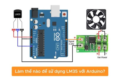 Hướng dẫn sử dụng cảm biến nhiệt độ LM35 với Arduino chi tiết